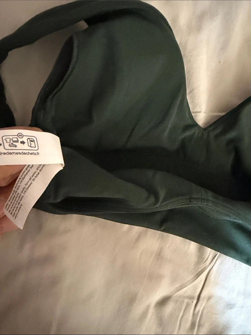lululemon athletica Align V-Neck Bra — Legacy Green